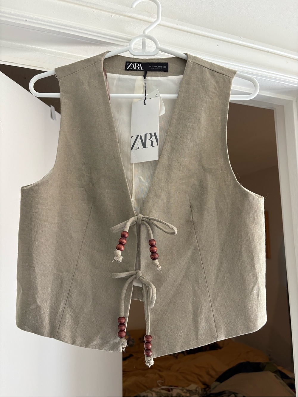 Zara Linen Vest